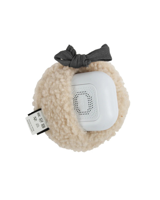 FLOW. Υφασμάτινο παιχνίδι Billy με λευκούς ήχους για καρότσι (καρδούλες)