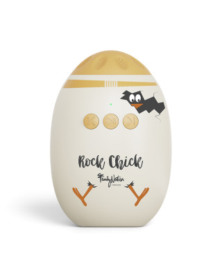 FAMILY NATION. Rock Chick™ Επαναφορτιζόμενη συσκευή λικνίσματος καροτσιού με ήχους