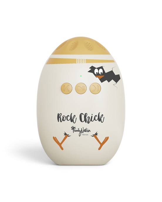 FAMILY NATION. Rock Chick™ Επαναφορτιζόμενη συσκευή λικνίσματος καροτσιού με ήχους