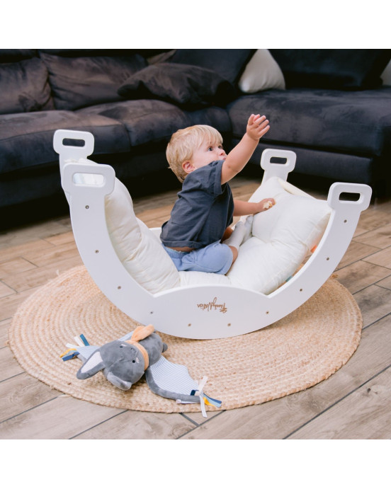 FAMILY NATION. Μαξιλάρι για αψίδα αναρρίχησης Montessori Rainbow - Cotton