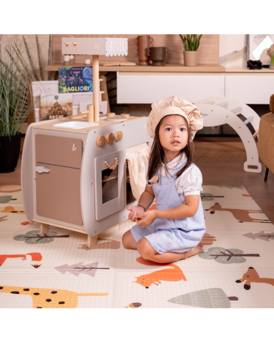 FAMILY NATION. Πτυσσόμενο Χαλάκι Δραστηριοτήτων Montessori 2 σε 1 - Animal Friends