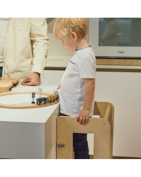 FAMILY NATION. Πύργος Εκμάθησης Montessori 2 σε 1 - Φυσικό