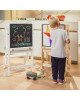 FAMILY NATION. Πύργος Εκμάθησης Montessori με Μαγνητικό Πίνακα 3 σε 1 - Λευκό