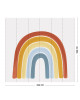 LITTLE DUTCH. Ψηφιακή φωτο-ταπετσαρία τοίχου Rainbow Pure & Nature 300X280