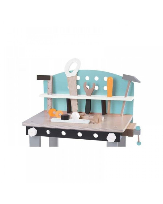 GERARDO'S. Ξύλινος πάγκος εργασίας με 32 εργαλεία & αξεσουάρ