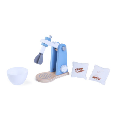 GERARDO'S. Ξύλινο μίξερ (λευκό-γαλάζιο)