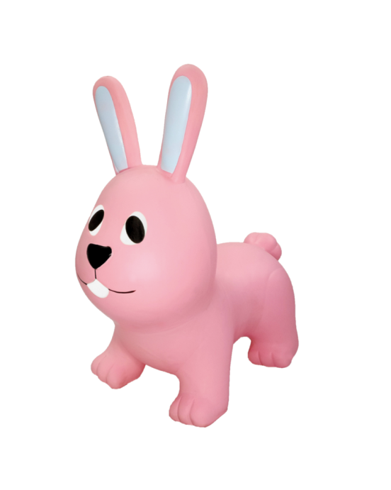 JUMPY Φουσκωτά ζωάκια. Λαγουδάκι απαλό ροζ