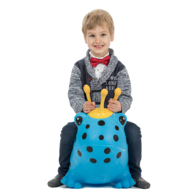 JUMPY Φουσκωτά ζωάκια. Βάτραχος μπλε