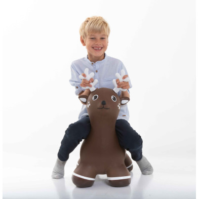 JUMPY Φουσκωτά ζωάκια. Ελαφάκι (καφέ)