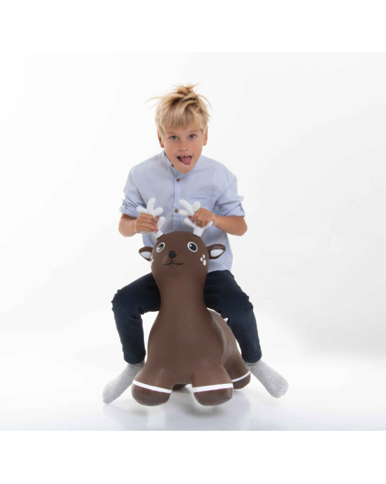 JUMPY Φουσκωτά ζωάκια. Ελαφάκι (καφέ)