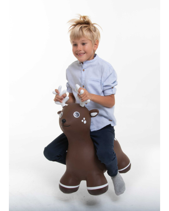 JUMPY Φουσκωτά ζωάκια. Ελαφάκι (καφέ)