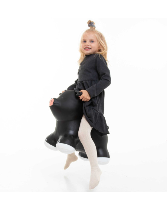 JUMPY Φουσκωτά ζωάκια. Γουρουνάκι (μαύρο)