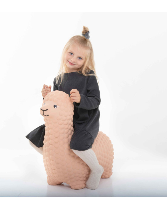 JUMPY Φουσκωτά ζωάκια. Αλπακά (κρεμ)