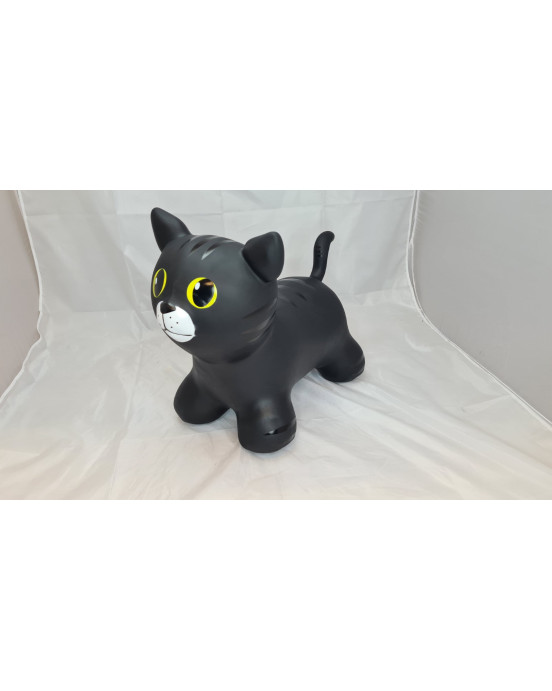 JUMPY Φουσκωτά ζωάκια. Γάτα (μαύρο)