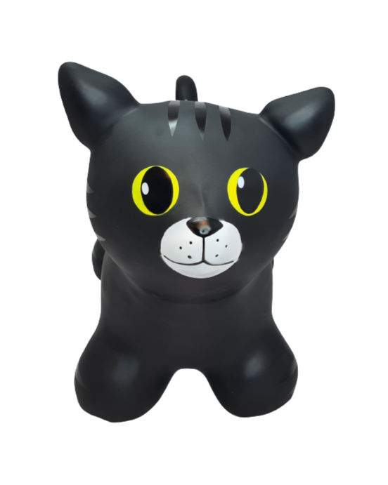 JUMPY Φουσκωτά ζωάκια. Γάτα (μαύρο)