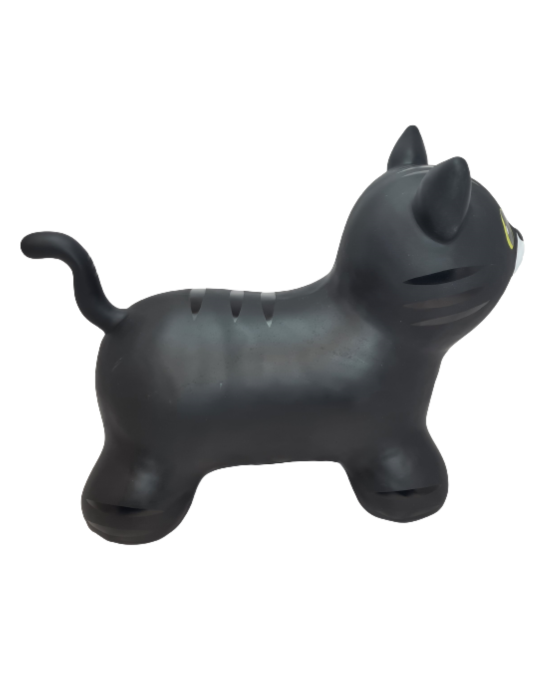 JUMPY Φουσκωτά ζωάκια. Γάτα (μαύρο)