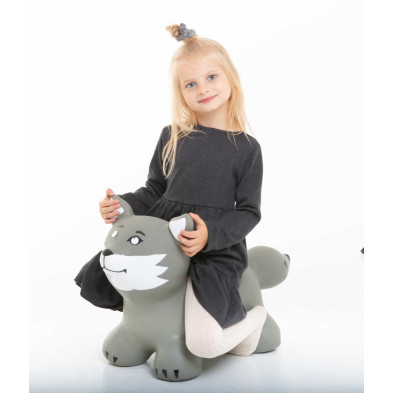 JUMPY Φουσκωτά ζωάκια. Λύκος (γκρι)