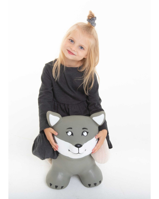 JUMPY Φουσκωτά ζωάκια. Λύκος (γκρι)