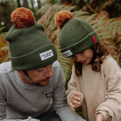 HELLO HOSSY. Σκουφάκι παιδικό Color Block Forest - 2-5 ετών