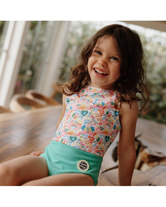 HELLO HOSSY. Παιδικό μαγιό Happiness κορίτσι - 3-4 ετών