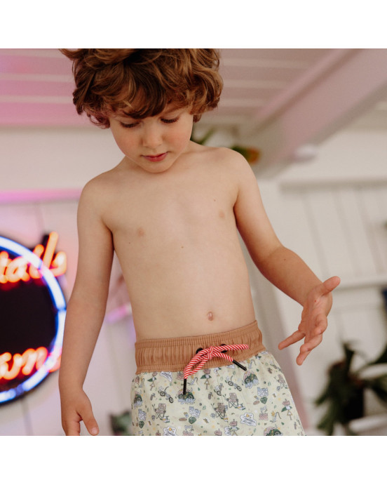 HELLO HOSSY. Παιδικό μαγιό Mountain Ride αγόρι - 7-8 ετών