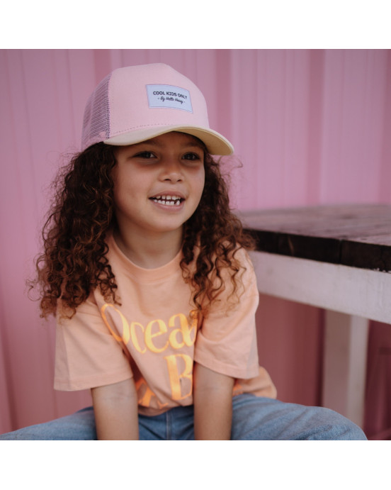HELLO HOSSY. Καπέλο τζόκευ παιδικό Mini Powder Pink - 2-5 ετών