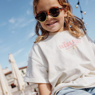 HELLO HOSSY. Παιδικά γυαλιά ηλίου Megy Craky Yellow 5-8 ετών