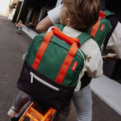 HELLO HOSSY. Σακίδιο πλάτης Mini Dark Green - Ενηλίκων