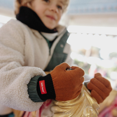 HELLO HOSSY. Γάντια παιδικά Handy Blacky - 7-9 ετών