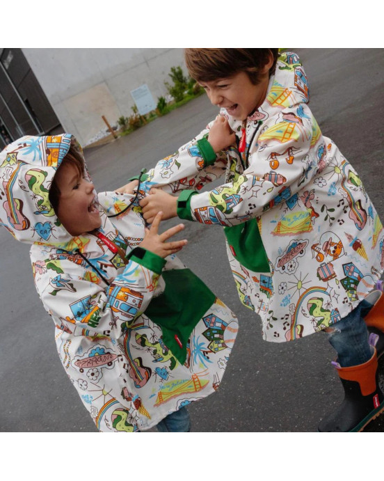 HELLO HOSSY. Αδιάβροχο πόντσο San Francisco - 2-3 ετών