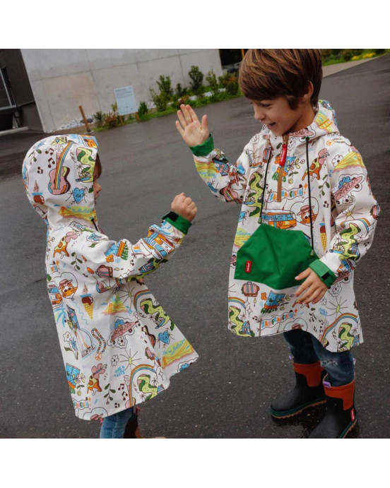 HELLO HOSSY. Αδιάβροχο πόντσο San Francisco - 2-3 ετών