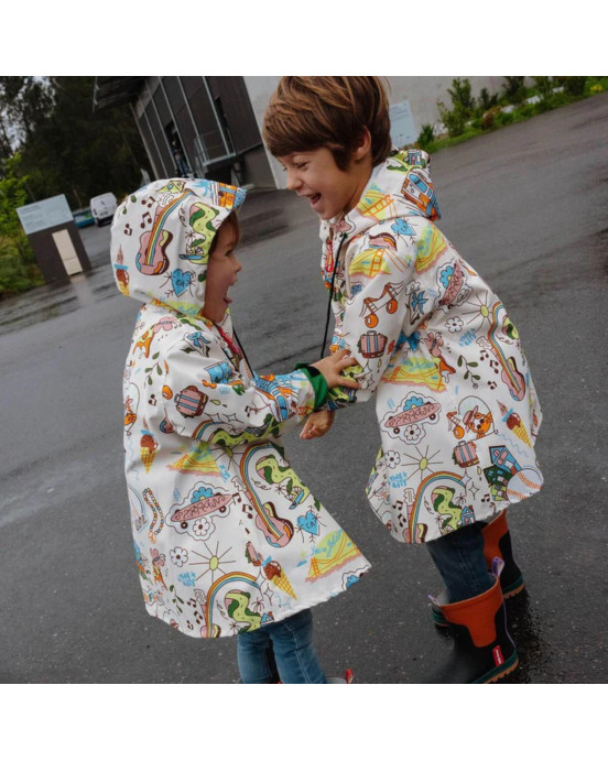 HELLO HOSSY. Αδιάβροχο πόντσο San Francisco - 7-9 ετών