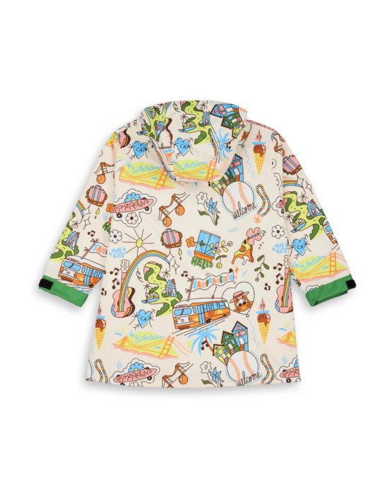 HELLO HOSSY. Αδιάβροχο πόντσο San Francisco - 2-3 ετών