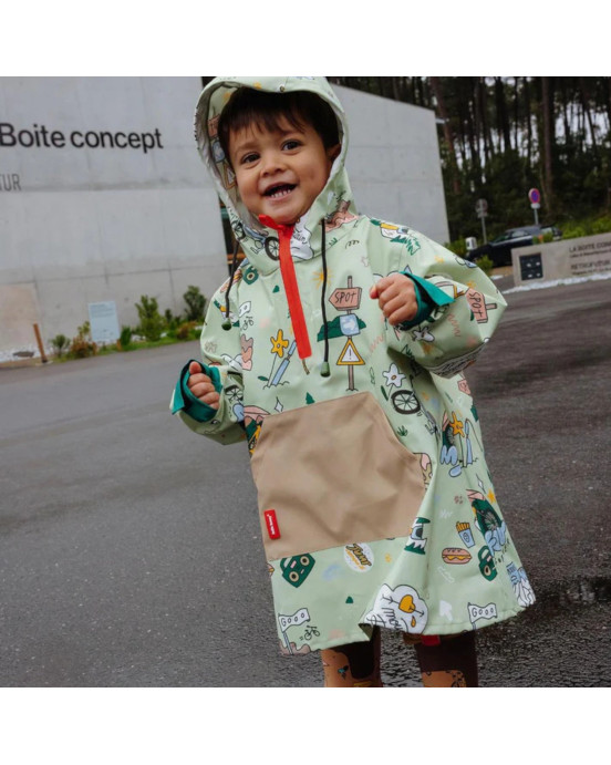 HELLO HOSSY. Αδιάβροχο πόντσο Mountain Ride - 7-9 ετών