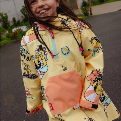 HELLO HOSSY. Αδιάβροχο πόντσο Unicorn - 2-3 ετών