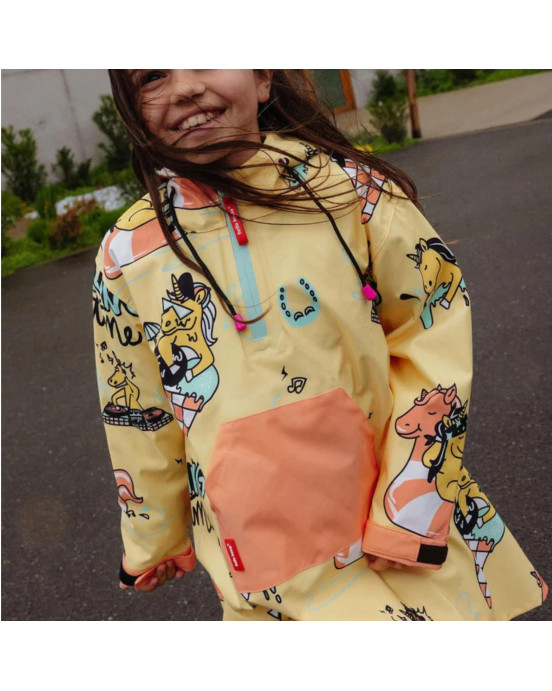 HELLO HOSSY. Αδιάβροχο πόντσο Unicorn - 2-3 ετών