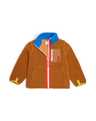 HELLO HOSSY. Παιδικό μπουφάν fleece Blue Camel