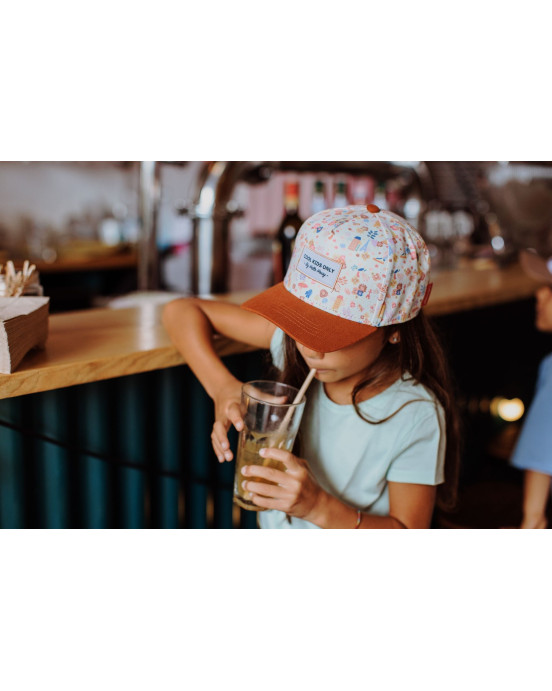 HELLO HOSSY. Καπέλο τζόκευ παιδικό Dried Flowers - 6+ ετών