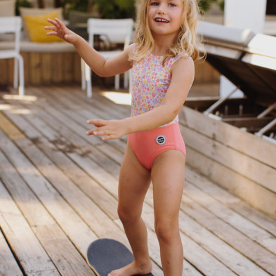 HELLO HOSSY. Παιδικό μαγιό Retro Flowers κορίτσι - 5-6 ετών