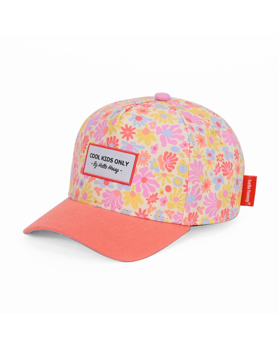 HELLO HOSSY. Καπέλο τζόκευ παιδικό Retro Flowers - 9-18 μηνών