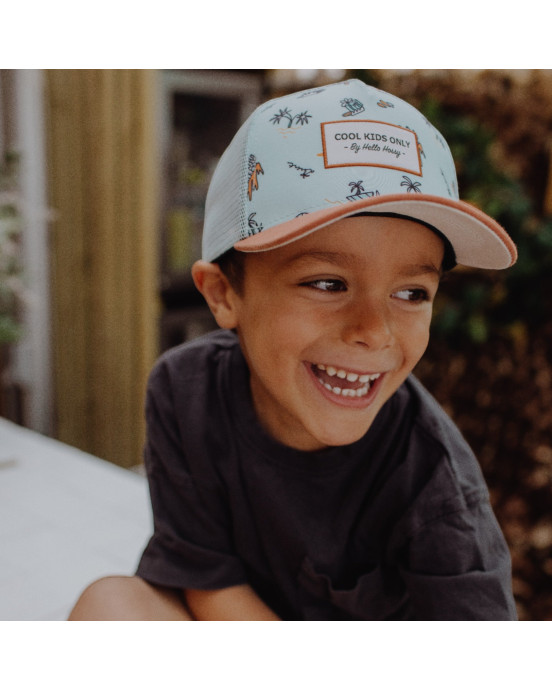 HELLO HOSSY. Καπέλο τζόκευ παιδικό Blue Island - 6+ ετών