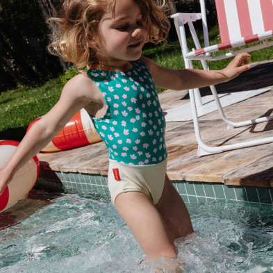 HELLO HOSSY. Παιδικό μαγιό Garden Joy κορίτσι - 7-8 ετών