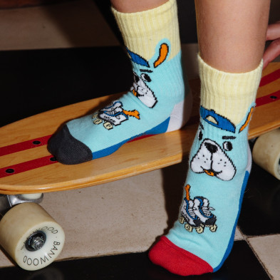 HELLO HOSSY. Σετ 4 ζευγάρια κάλτσες Mascots - 1-2 ετών