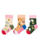 HELLO HOSSY. Σετ 3 ζευγάρια κάλτσες Wildflowers - 1-2 ετών
