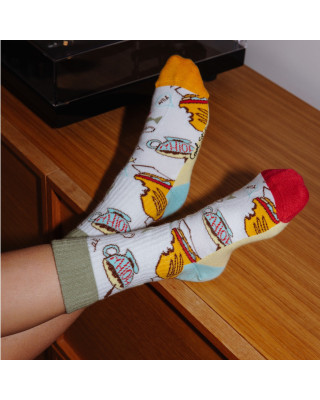 HELLO HOSSY. Σετ 3 ζευγάρια κάλτσες Food - 1-2 ετών