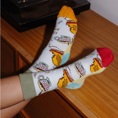 HELLO HOSSY. Σετ 3 ζευγάρια κάλτσες Food - 1-2 ετών