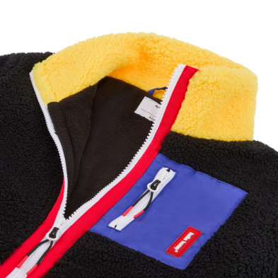 HELLO HOSSY. Παιδικό μπουφάν fleece Midnight Lemon