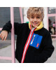 HELLO HOSSY. Παιδικό μπουφάν fleece Midnight Lemon
