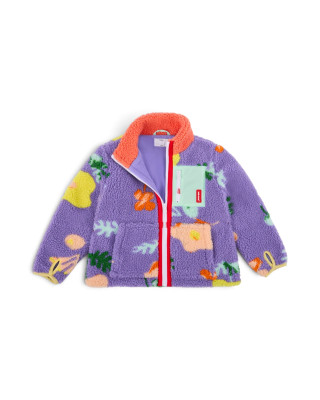 HELLO HOSSY. Παιδικό μπουφάν fleece Floral