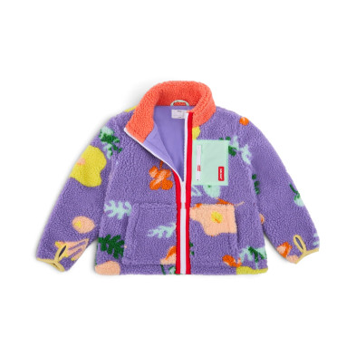 HELLO HOSSY. Παιδικό μπουφάν fleece Floral